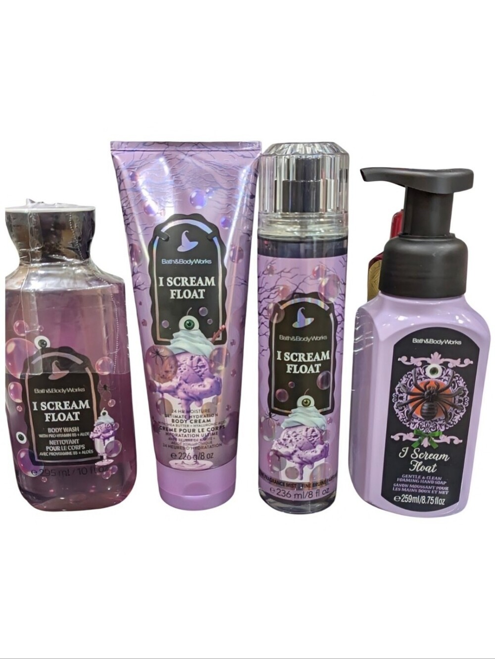 NEW Bath and Body Works "I Scream Float" 4-piece Collection